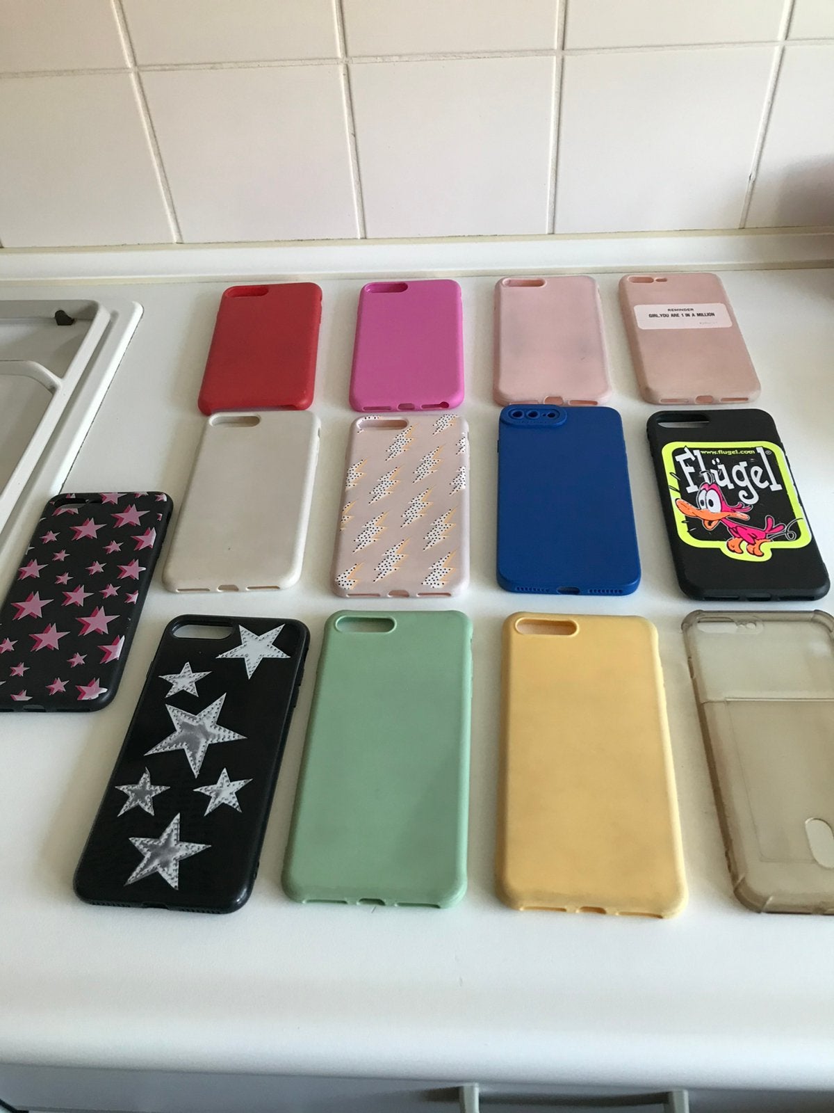 iphone hoesjes 8 plus, Ophalen of Verzenden, Gebruikt, Hoesje of Tasje