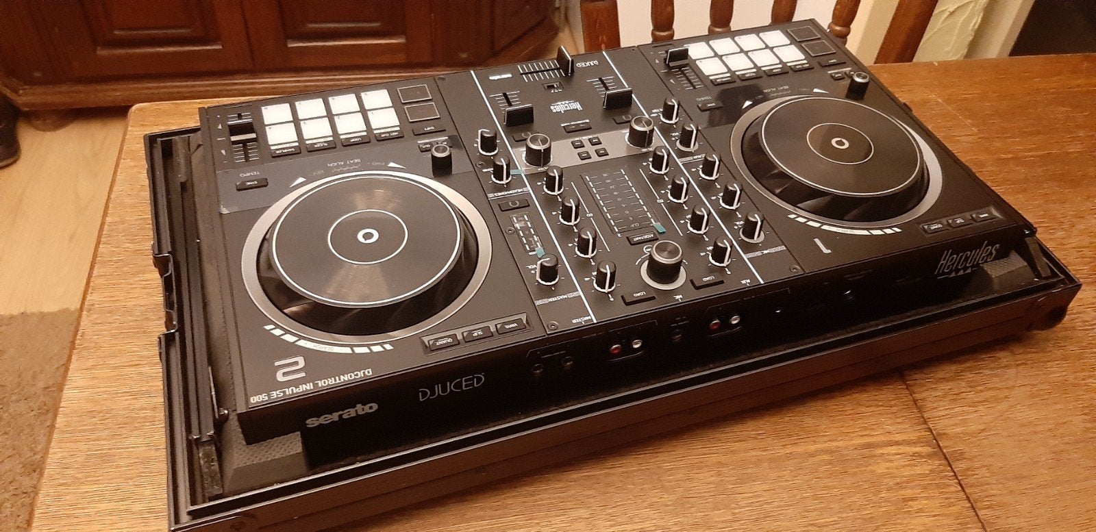 Hercules DJControl Inpulse 500 DJ-controller met koffer, Ophalen, Zo goed als nieuw, Dj-set, Overige merken
