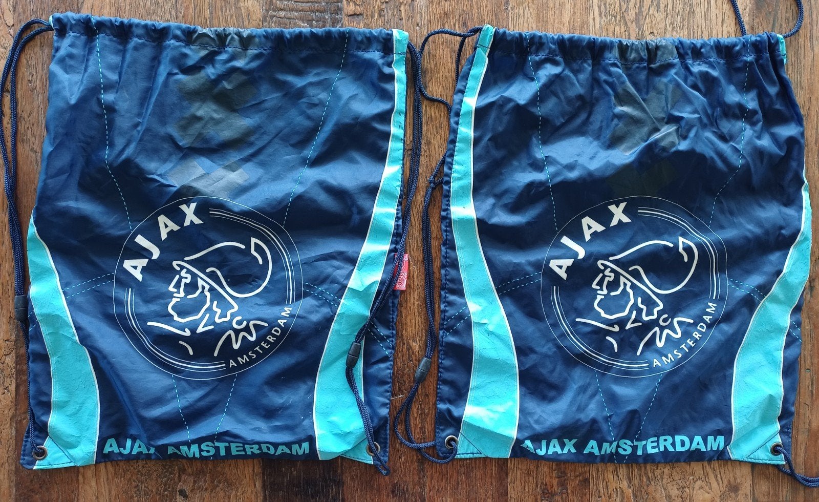 2 x Ajax Sporttas Gymtas Rugzak samen € 10, Ophalen