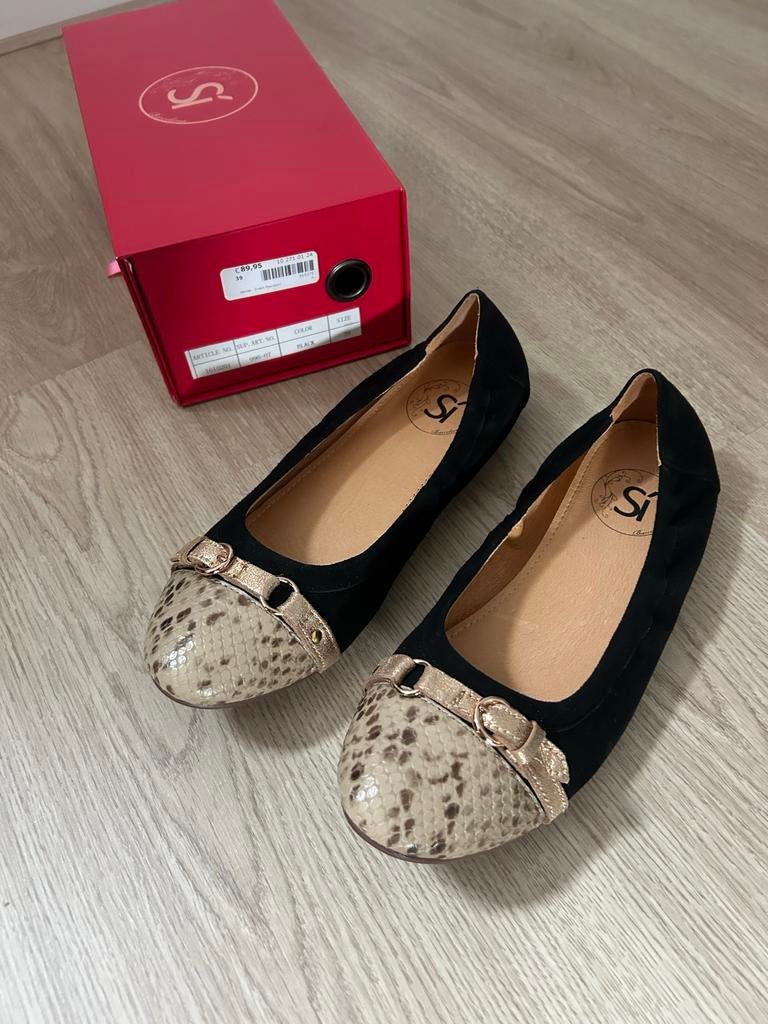 Ballerina's SI Barcelona - Nieuw maat 39 zwart, Ophalen, Nieuw, Zwart, Ballerina's