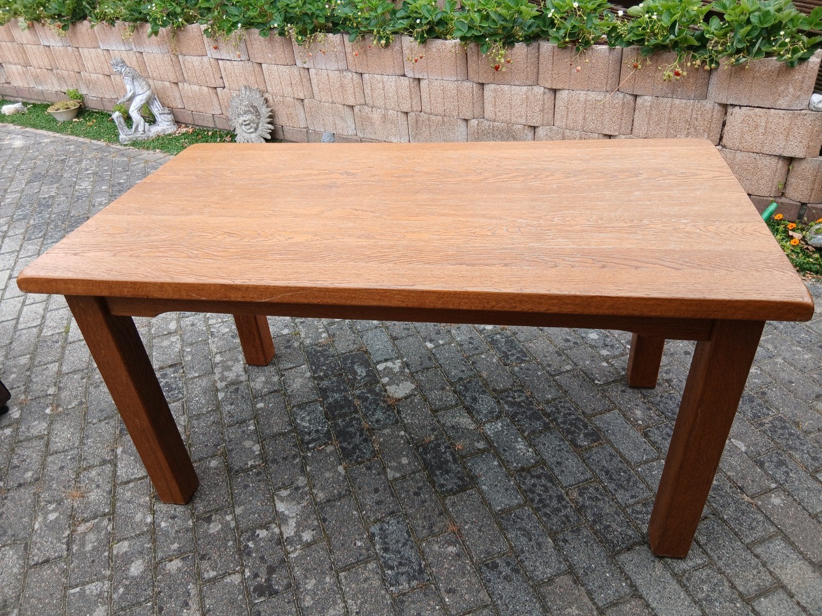 eikenhouten eettafel, Ophalen, Gebruikt, Eikenhout, Landelijk, Tijdloos