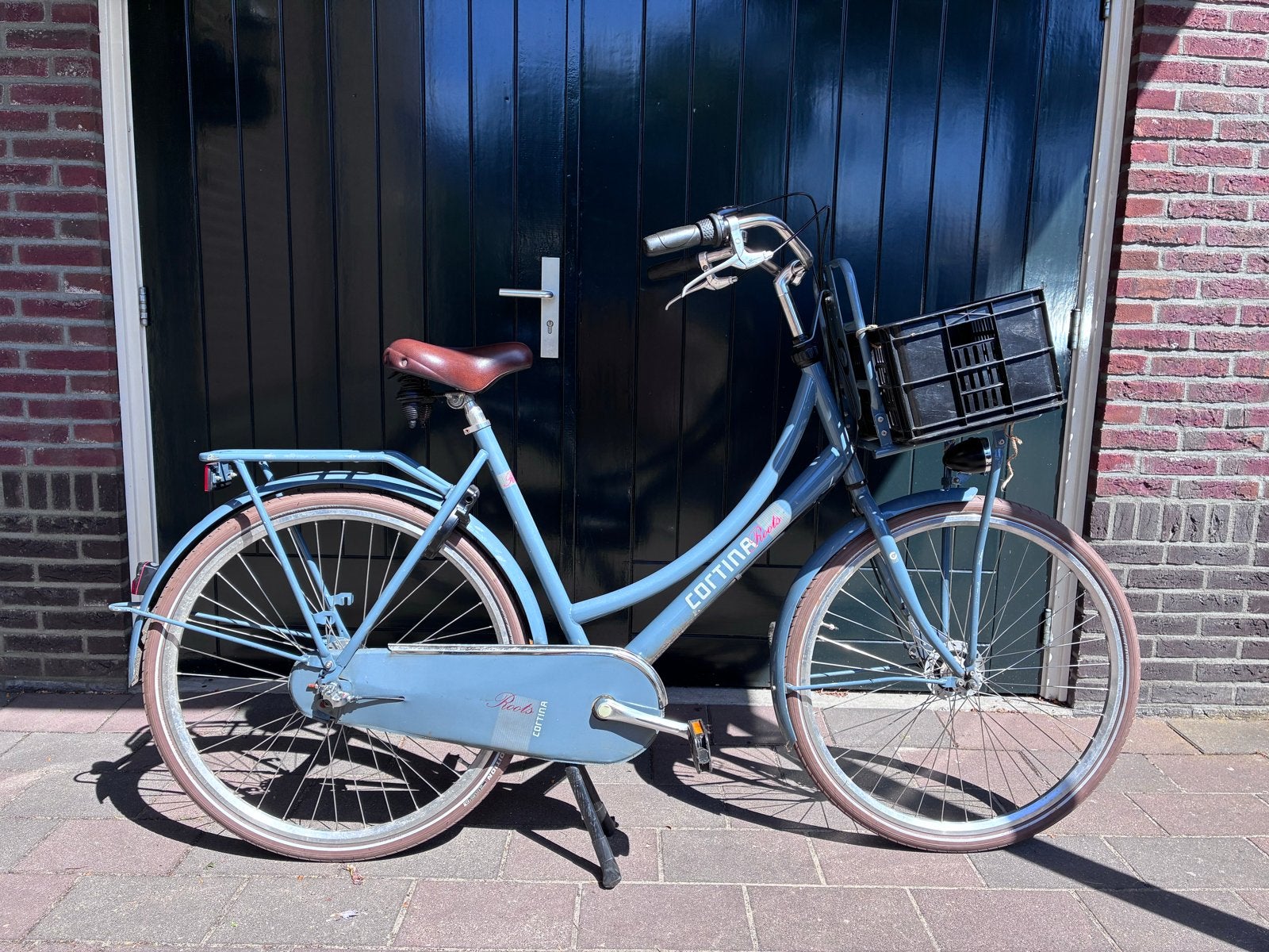Cortina Roots Transport - framemaat 57, Gebruikt, Velgrem, Versnellingen, 56 cm of meer