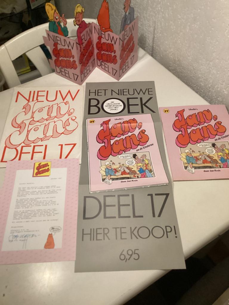 Winkeliersuitgave album 17 Jan, Jans en de kinderen., Verzamelen, Ophalen of Verzenden, Overige figuren, Nieuw, Boek of Spel