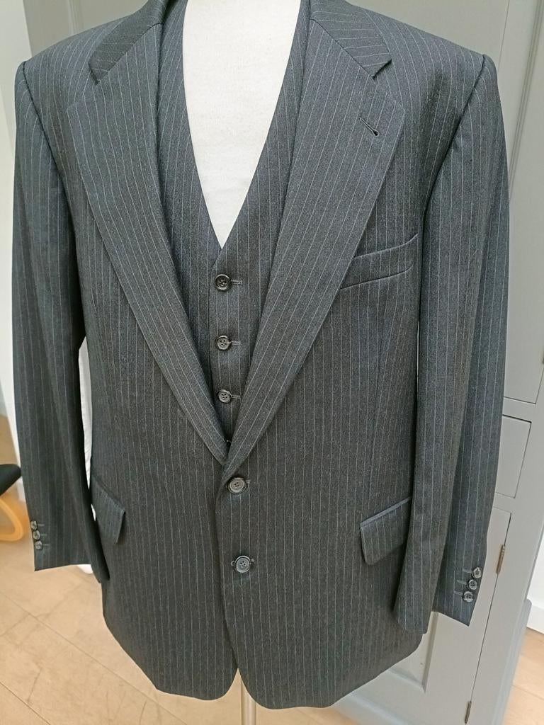 Burberrys colbert met gilet, Kleding | Heren, Kostuums en Colberts, Maat 52/54 (L), Ophalen of Verzenden, Zo goed als nieuw, Grijs