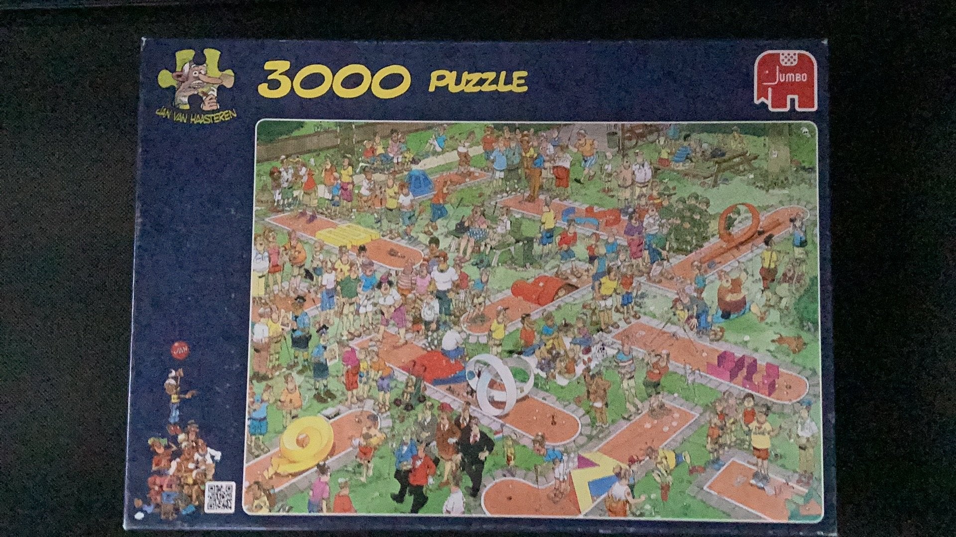 Jan van Haasteren mini golf midgetgolf 3000 compleet, Ophalen of Verzenden, Meer dan 1500 stukjes, Zo goed als nieuw