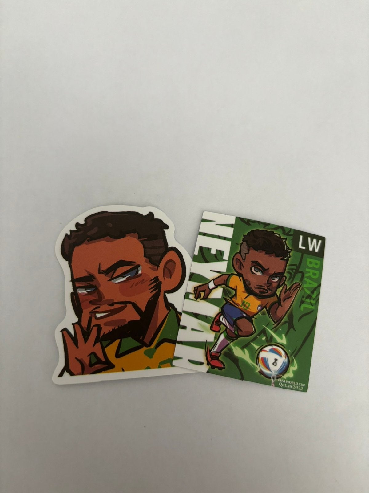 Neymar Jr sticker - Brazilië, Ophalen of Verzenden, Nieuw, Buitenlandse clubs, Poster, Plaatje of Sticker