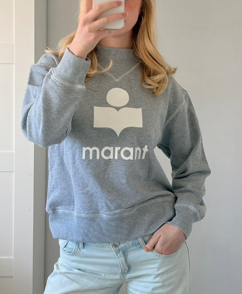 Isabel Marant trui grijs wit, Kleding | Dames, Truien en Vesten, Verzenden, Zo goed als nieuw, Grijs, Maat 38/40 (M)