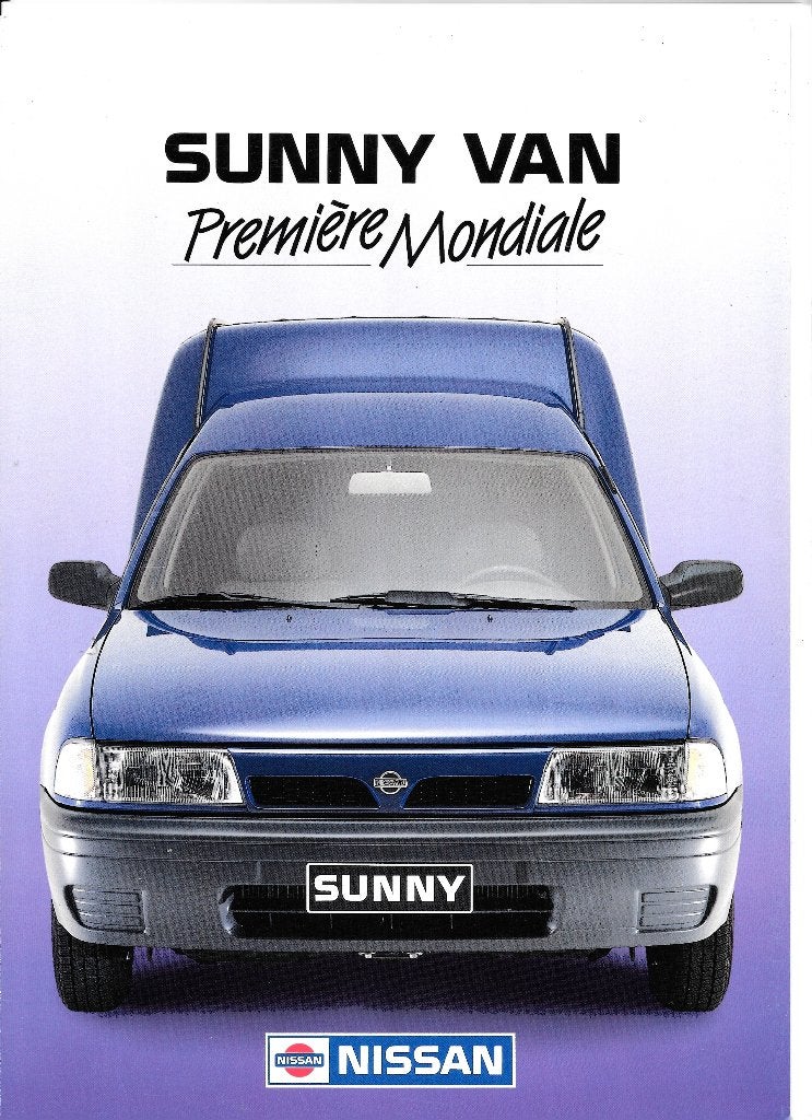 NISSAN SUNNY VAN & CUBIC, Ophalen of Verzenden, Zo goed als nieuw, Nissan