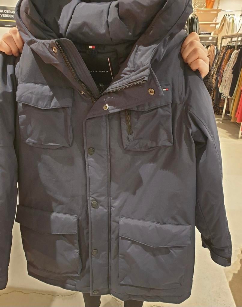 Tommy Hilfiger winterjas parka zgan 152, Ophalen of Verzenden, Jongen, Jas, Tommy Hilfiger