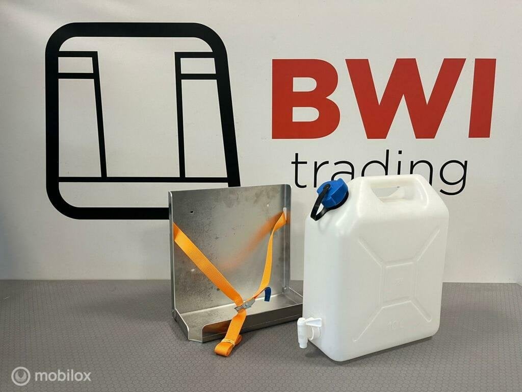 Jerrycan + houder /incl. Bevestiging/bedrijfswageninrichting, Nieuw, Ophalen of Verzenden