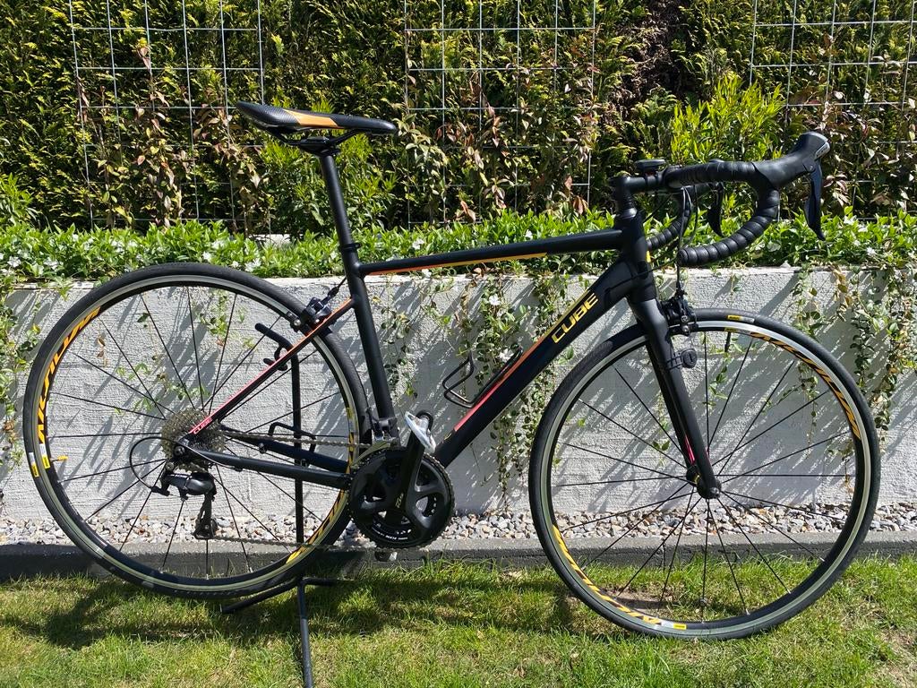 Cube Axial Race dames Shimano 105, 28 inch, Velgrem, Aluminium, Zo goed als nieuw