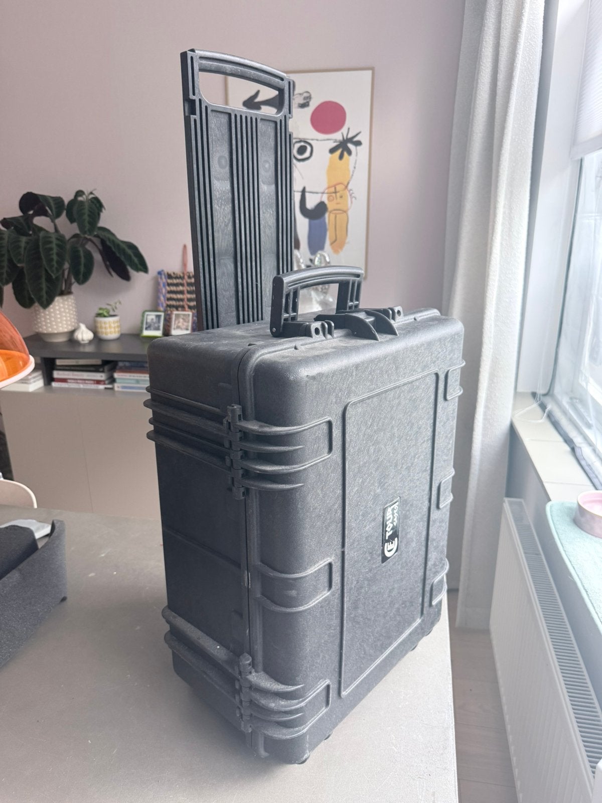 CLF Tour Case (flight case / trolley) hard plastic, Ophalen of Verzenden, Zo goed als nieuw, Overige instrumenten, Flightcase