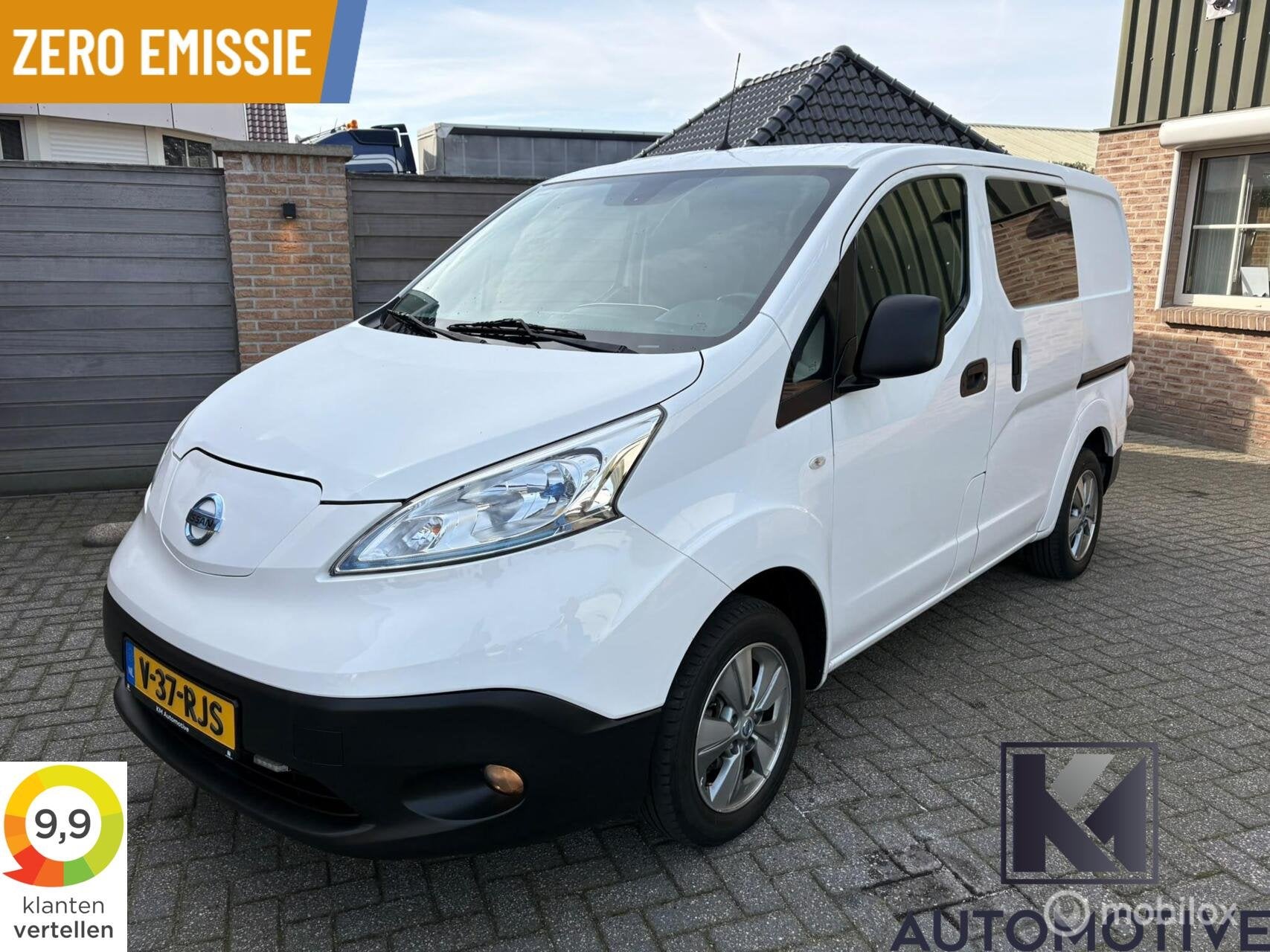 Nissan e-NV200 Business 40 kWh|2x Schuifdeur|Navi|Camera|Zer, Auto's, Dealer onderhouden, 1490 kg, Wit, 2 stoelen