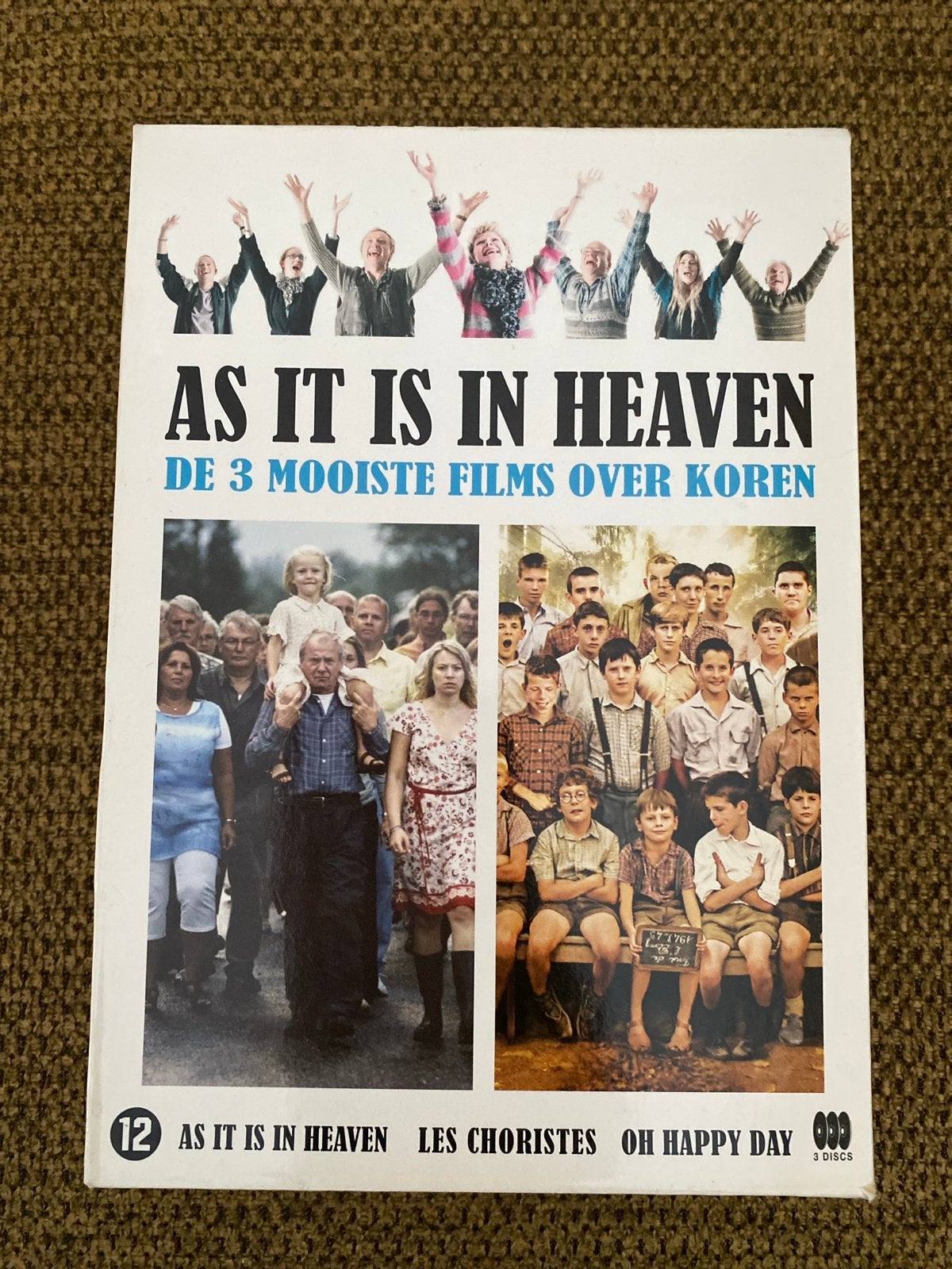 As It Is In Heaven - les Choristes - oh happy day dvd-box, Engels, Nederlands, Ophalen of Verzenden, Zo goed als nieuw