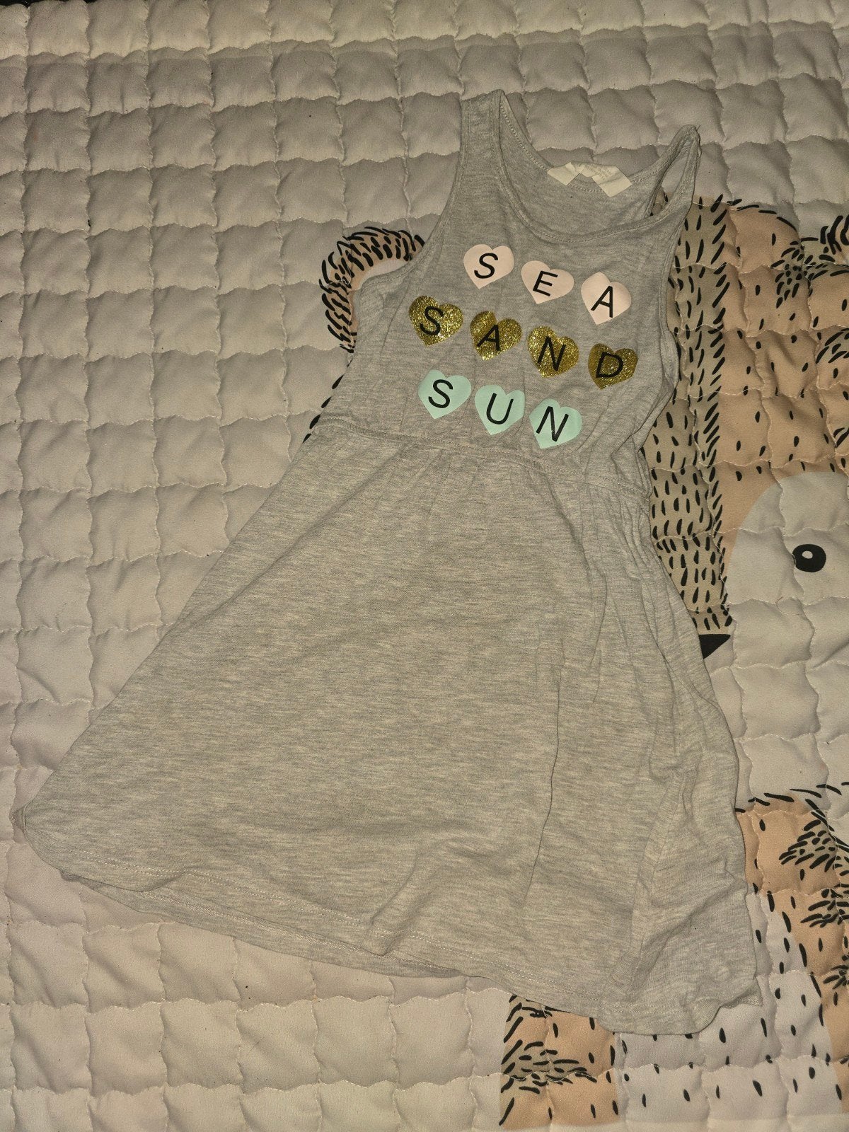 H&M zomerjurkje 'Sea Sand Sun' maat 110/116, Kinderen en Baby's, Kinderkleding | Overige, Ophalen of Verzenden, Gebruikt, H&M