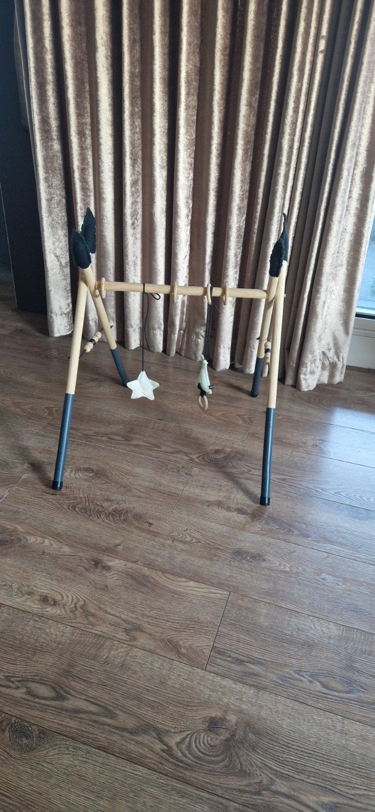 Houten babygym met speeltjes, Kinderen en Baby's, Ophalen of Verzenden, Gebruikt, Babygym