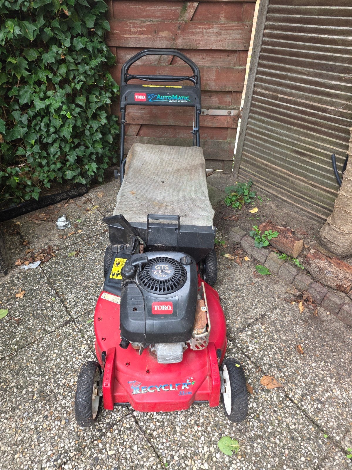 Toro Grasmaaier, start niet, Ophalen, Cirkelmaaier, Gebruikt, Toro