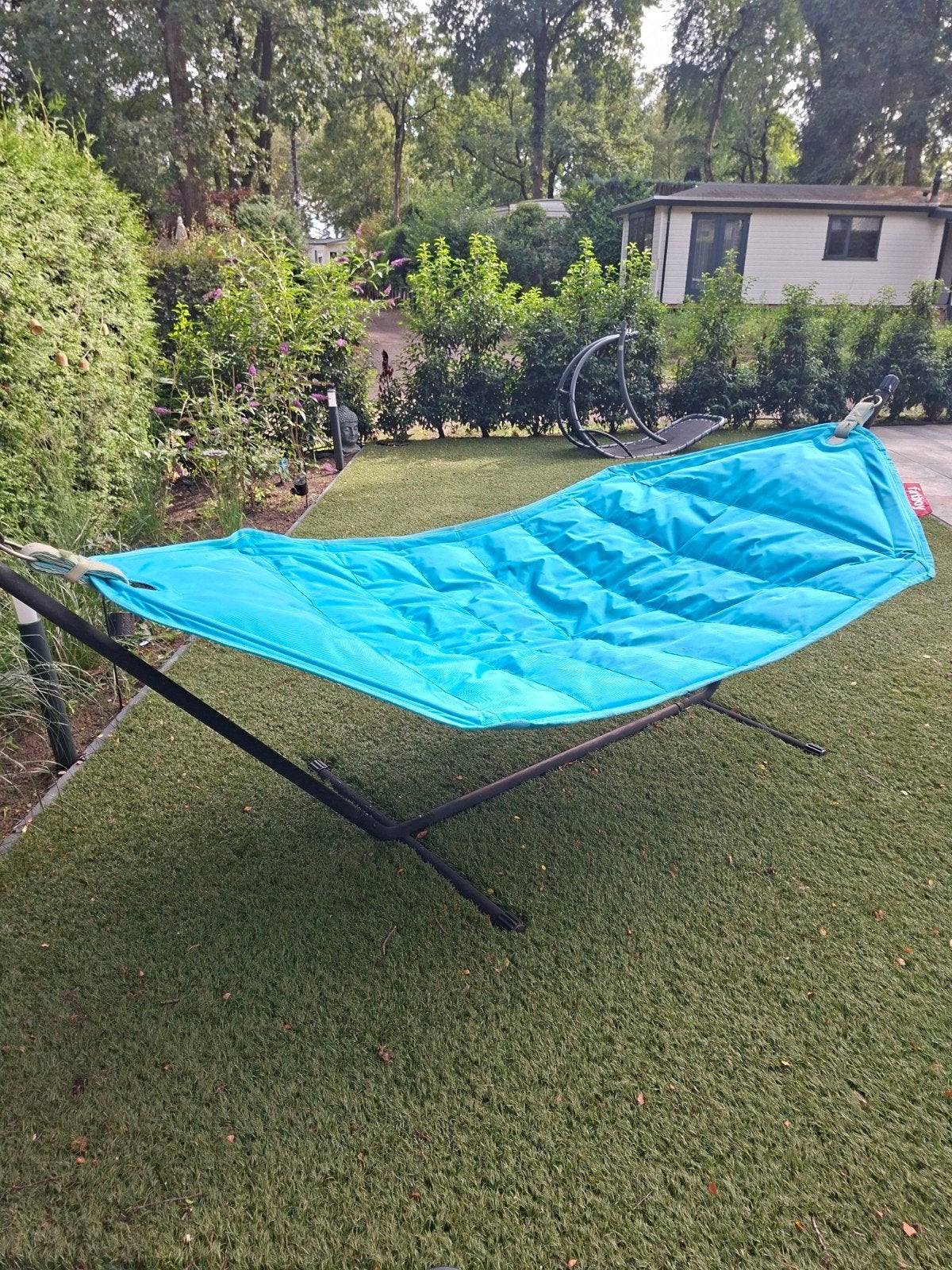 Fatboy hangmat met standaard en opberghoezen, Tuin en Terras, Ophalen, Zo goed als nieuw, Binnen, Meerpersoons
