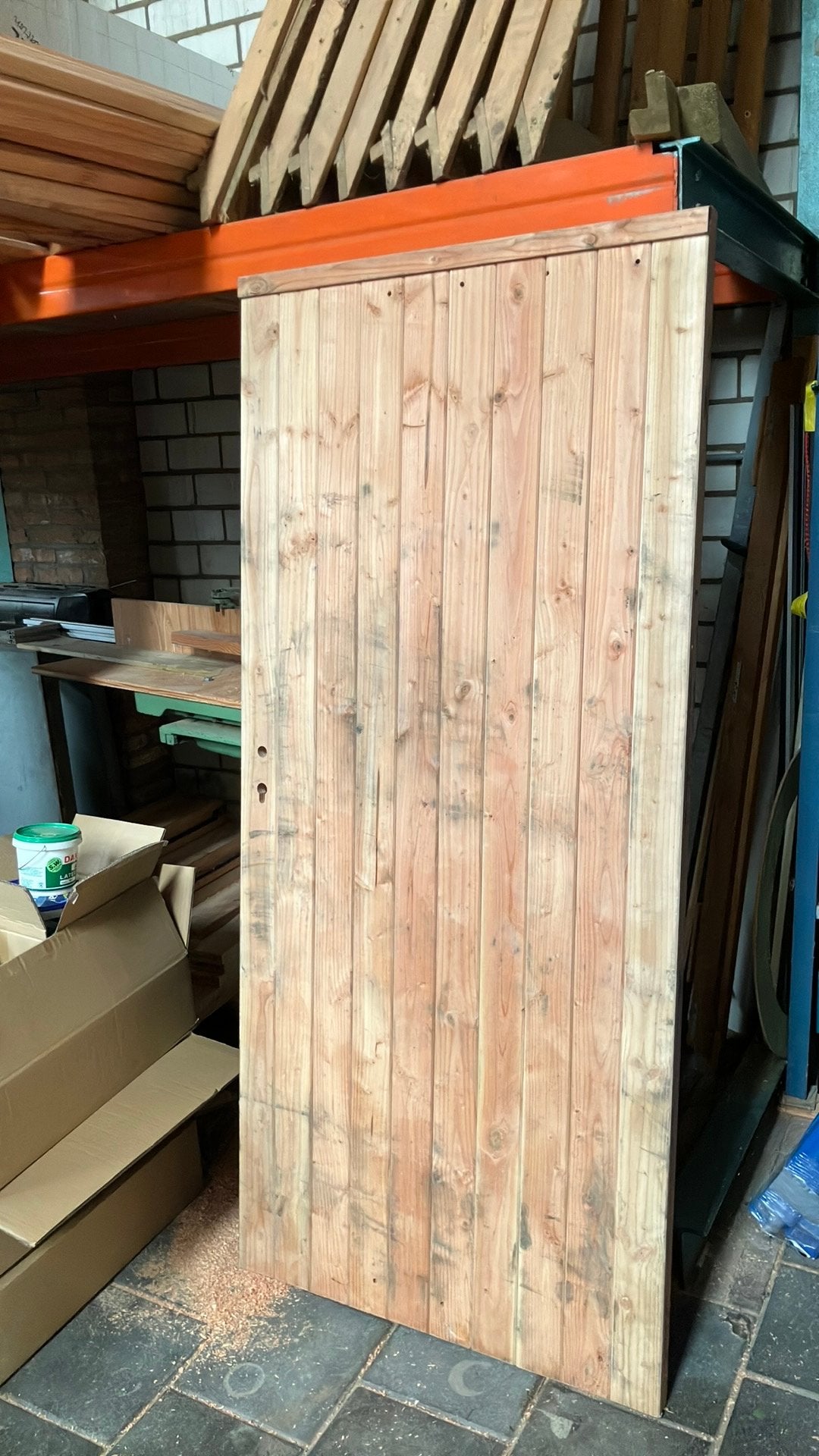 Douglas deur 86x192cm b-keus, Ophalen, Zo goed als nieuw, Hout