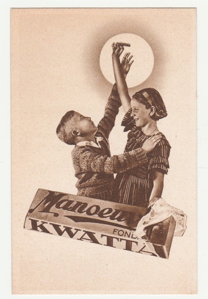 Reclame.  KWATTA.  Chocolade., Verzenden, 1920 tot 1940, Ongelopen, Overige thema's