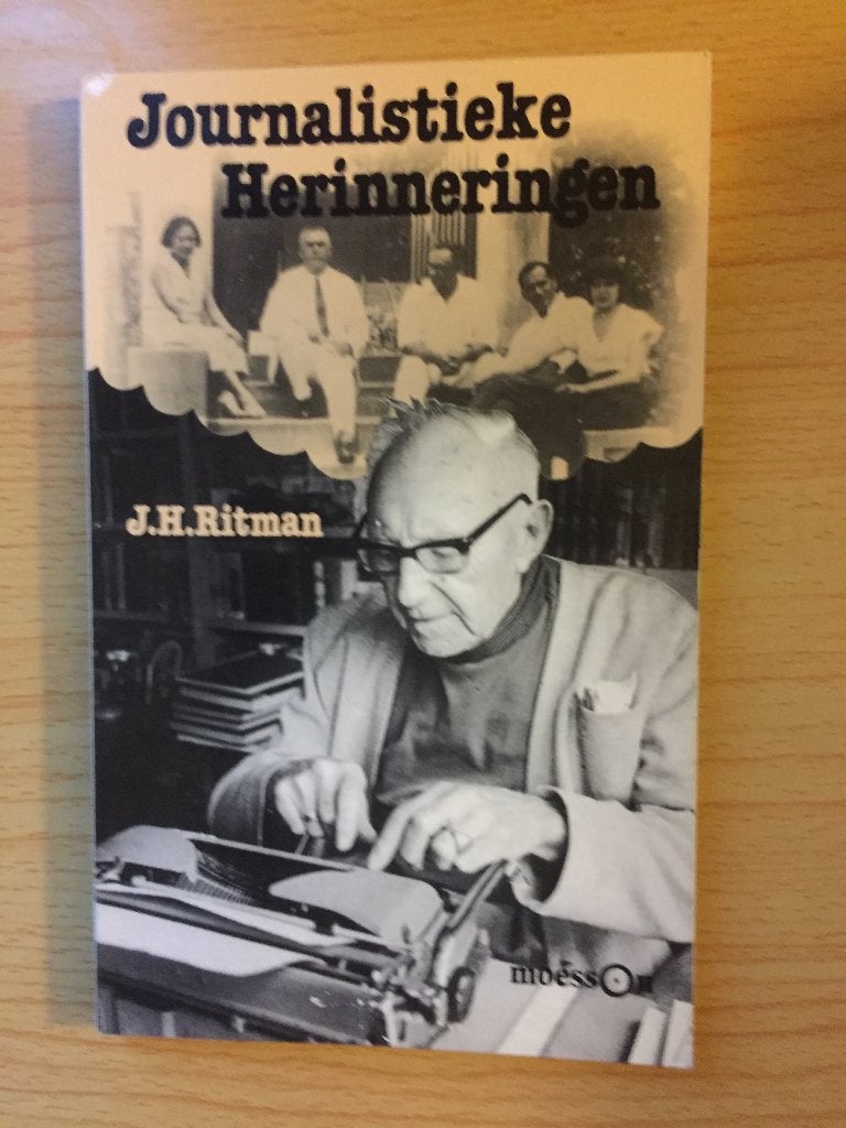 Herinneringen van Indisch journalist J.H. Ritman, Ophalen of Verzenden, Zo goed als nieuw, J.H. Ritman