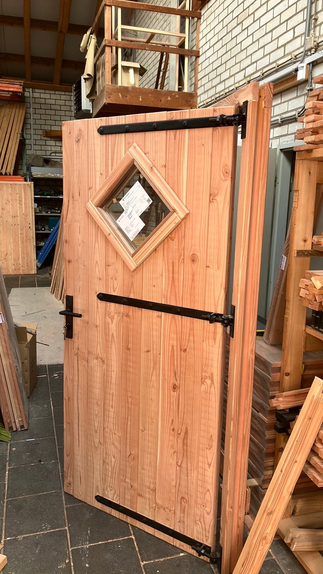 Douglas geisoleerde deur uniek 104x203,5cm, Ophalen, Zo goed als nieuw, Hout, Overige typen