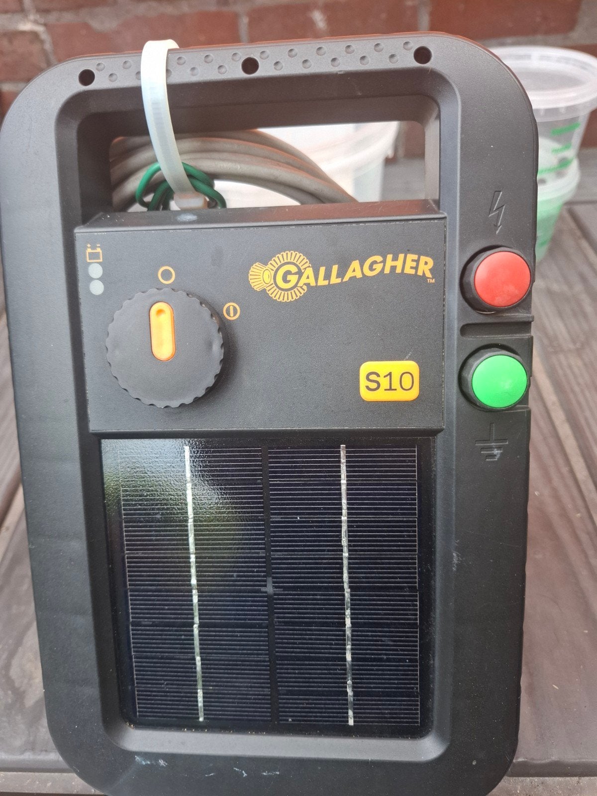 Schrikapperaat op zonneenergie