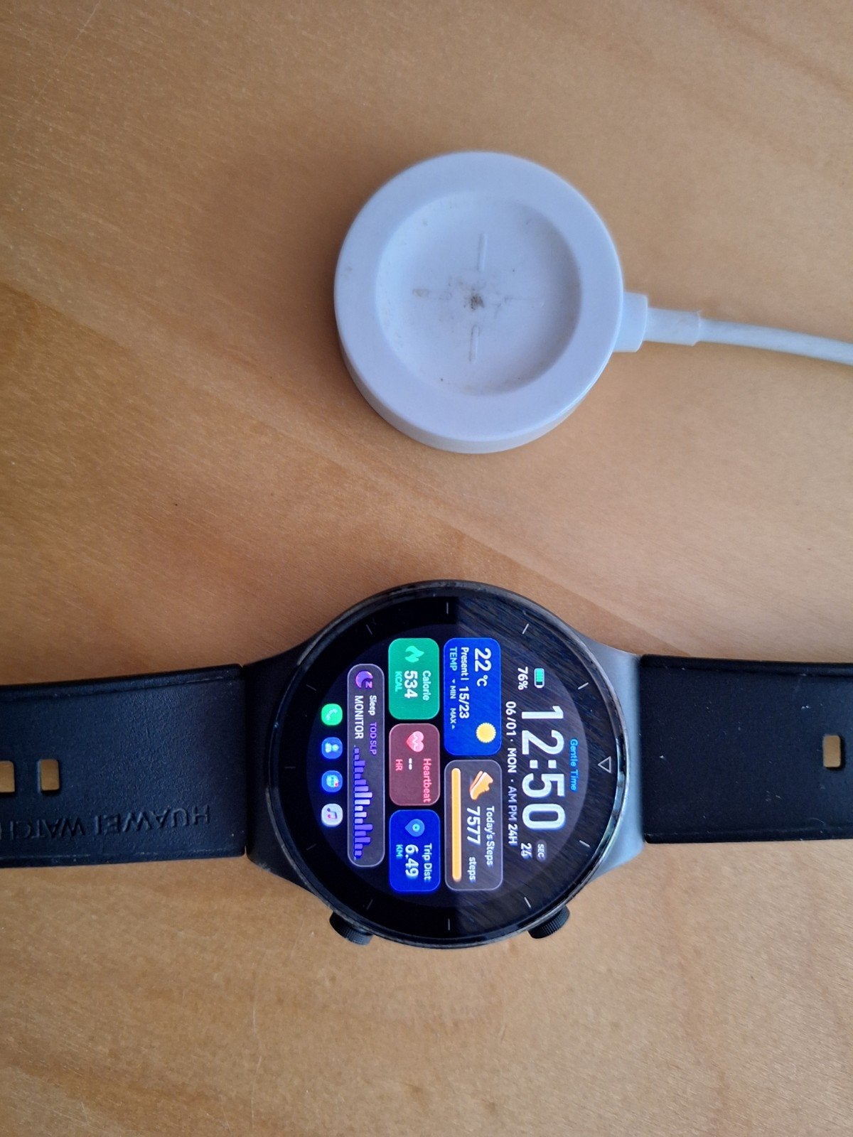 Huawei gt2 pro te koop, Zwart, Ophalen of Verzenden, Zo goed als nieuw, Kompas