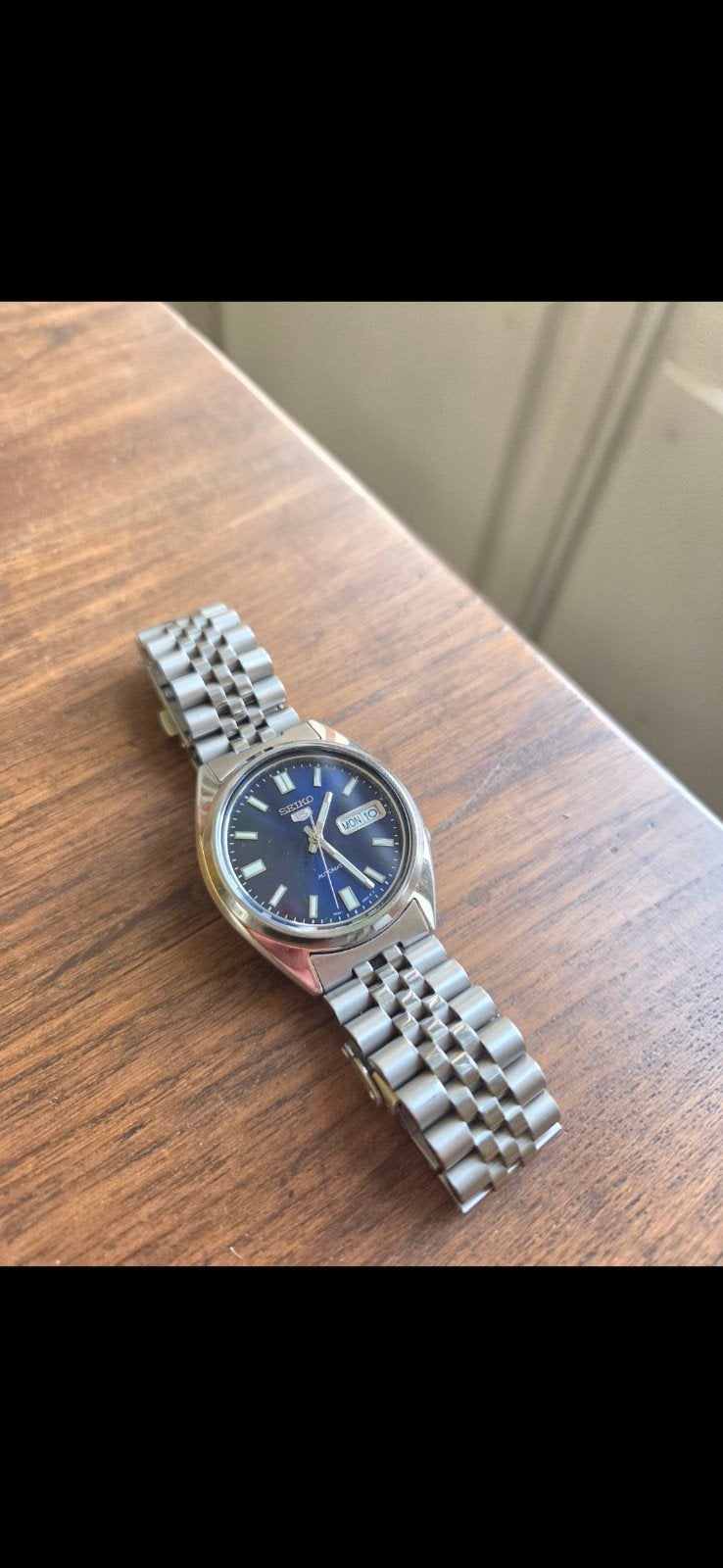 Seiko 5 Horloge, Ophalen
