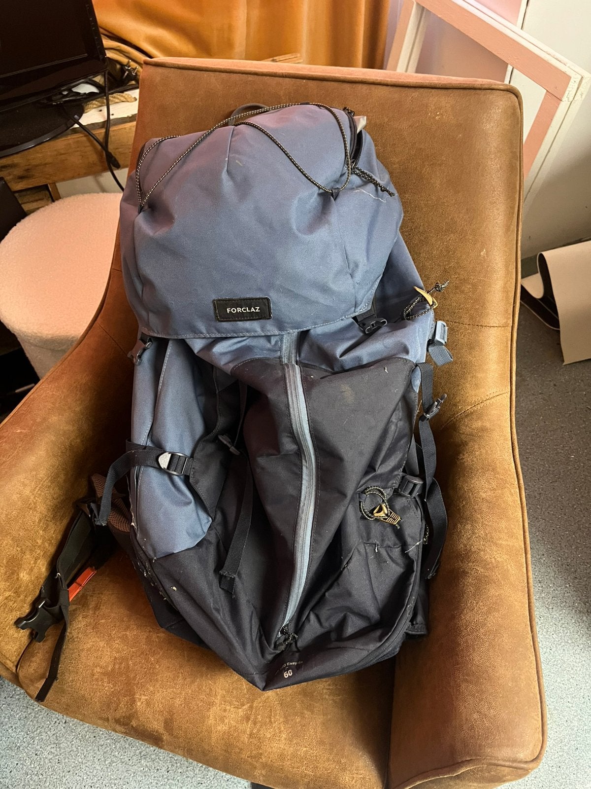 Backpack dames 60L, Overige merken, 40 cm of meer, Ophalen of Verzenden, Zo goed als nieuw
