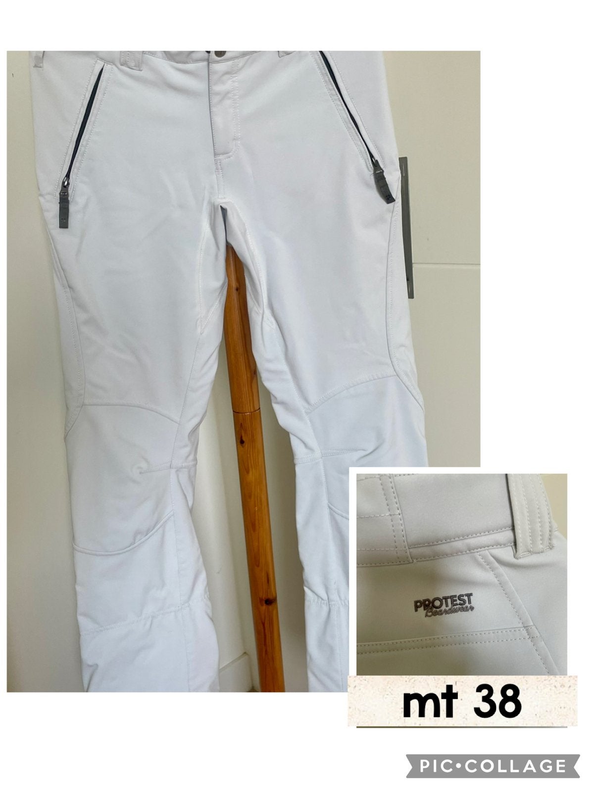Protest Dames Ski-/Snowboardbroek Maat 38 Wit, Kleding | Dames, Wintersportkleding, Ophalen, Gedragen, Maat 38/40 (M), Broek
