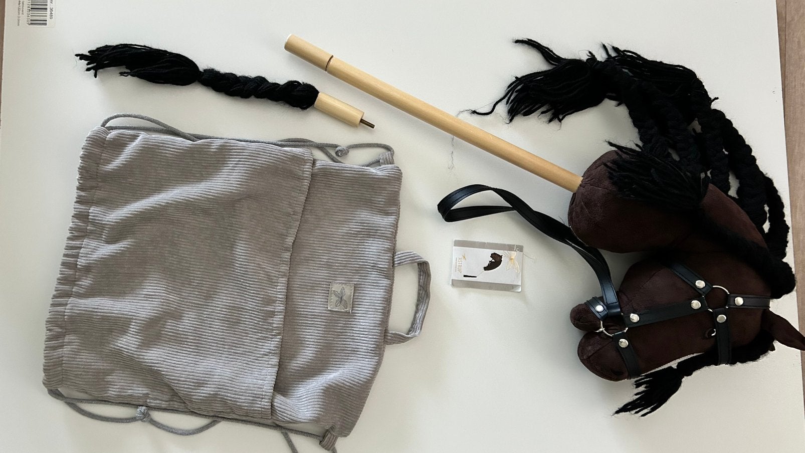 Hobbyhorse bruin met hoofdstel -, Ophalen of Verzenden, Zo goed als nieuw, Jongen of Meisje