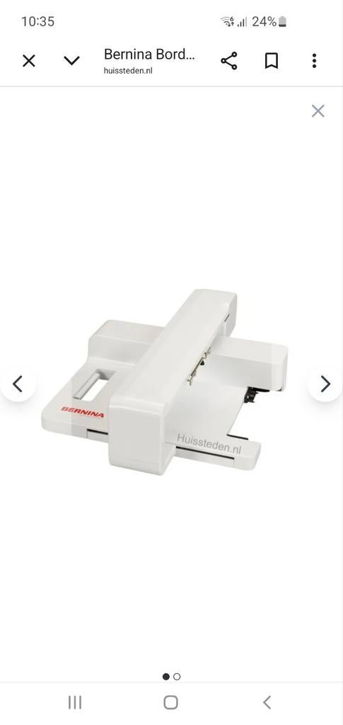 Borduurmodule bernina M, Hobby en Vrije tijd, Borduren en Borduurmachines, Ophalen, Nieuw, Borduurpakket