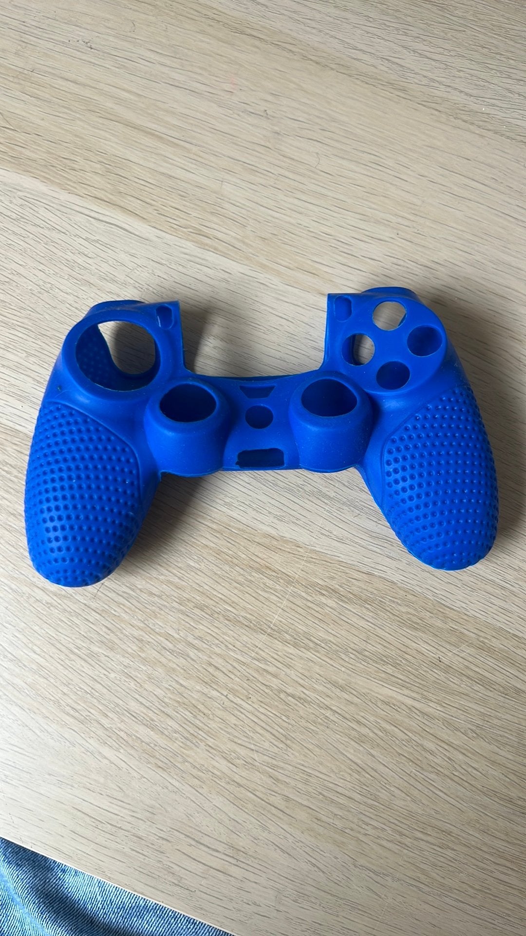 Blauwe siliconen hoes voor PlayStation 4 controller, Ophalen, Gebruikt, Overige controllers, PlayStation 4