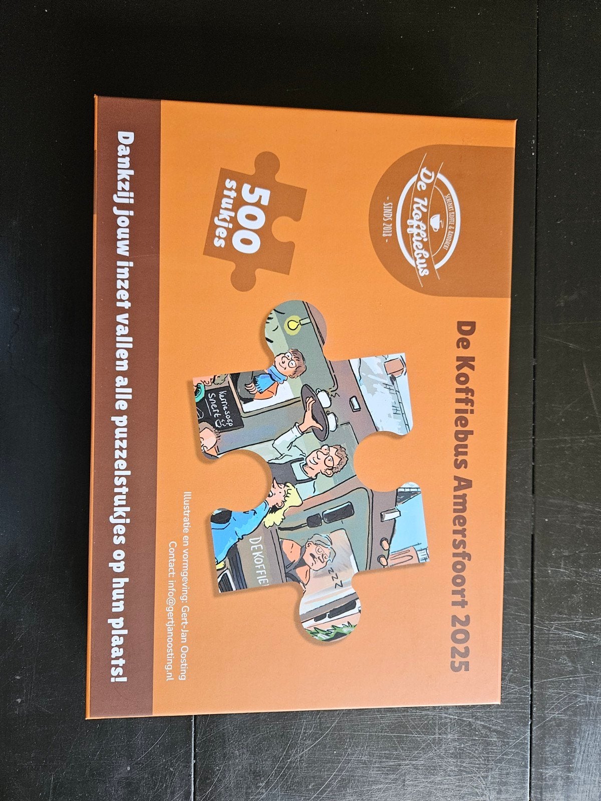 De Koffiebus Amersfoort 2025 Puzzel - Limited Edition, Ophalen of Verzenden, 500 t/m 1500 stukjes, Nieuw, Legpuzzel