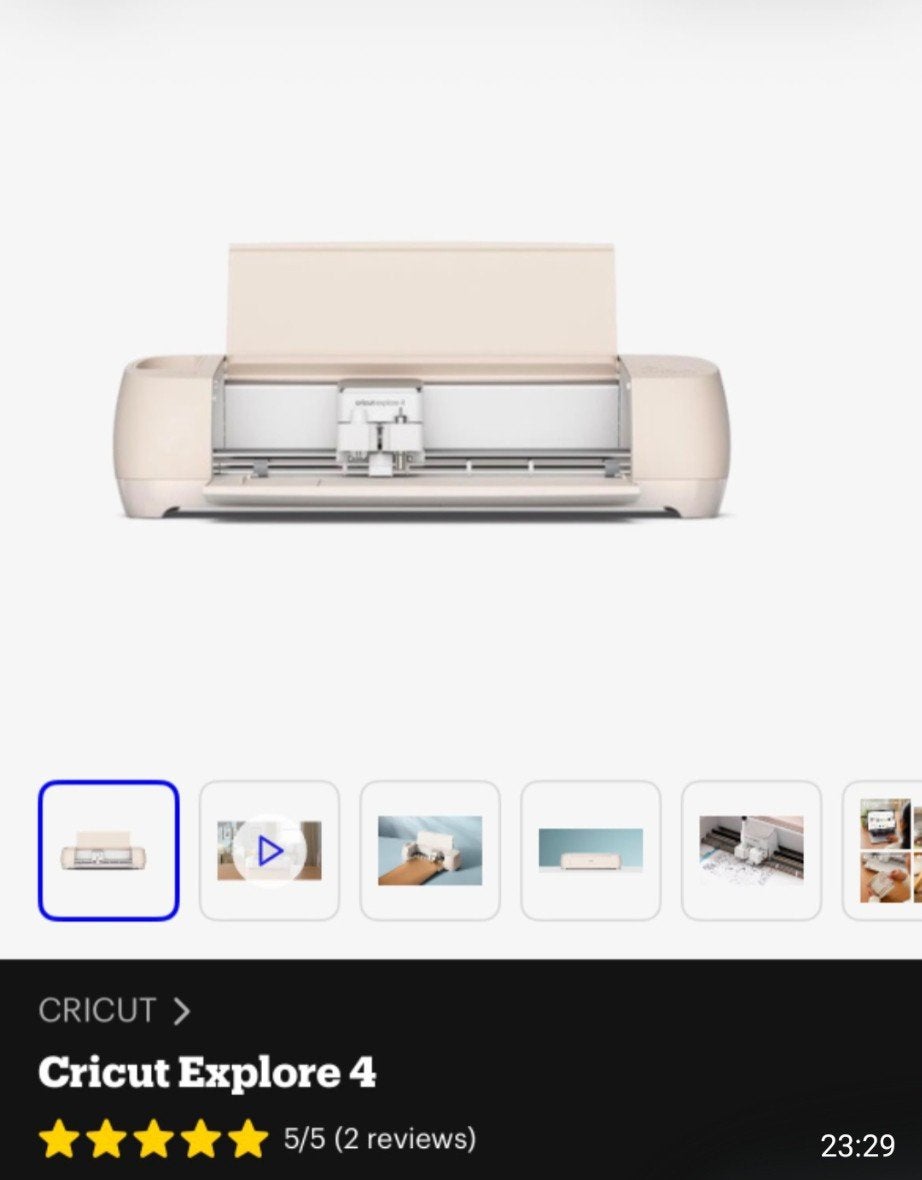 Cricut explore 4, Ophalen, Zo goed als nieuw, Gereedschap of Toebehoren