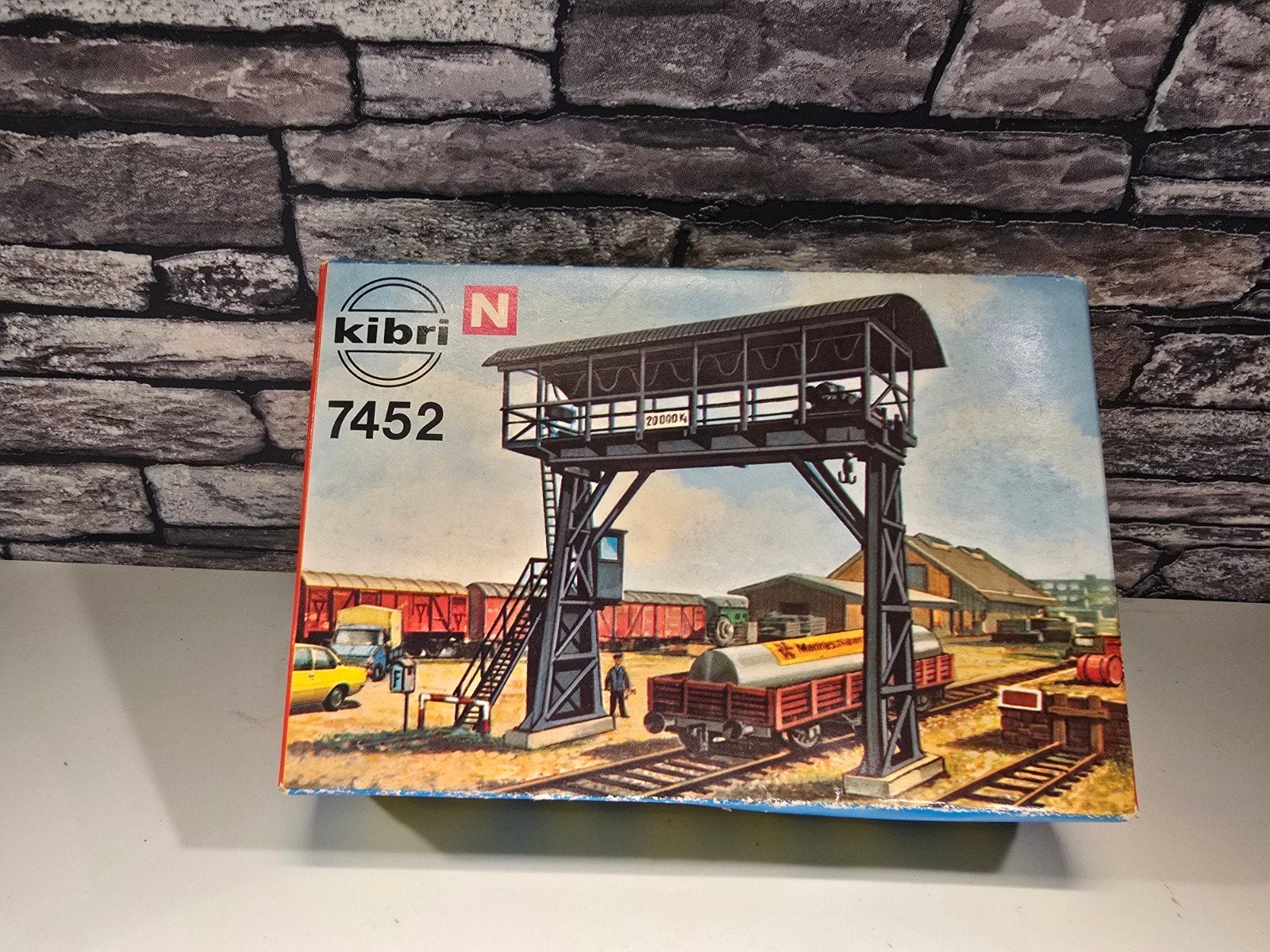 kibri bokkraan kraan N spoor trein 1:160, Overige merken, Gelijkstroom of Wisselstroom, Brug, Tunnel of Gebouw, Nieuw