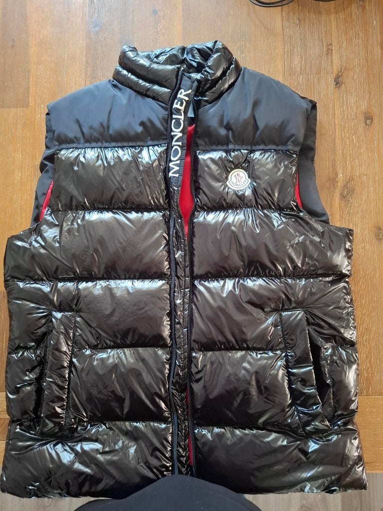 Moncler Bodywarmer, Onbekend, Zwart, Overige maten, Ophalen of Verzenden