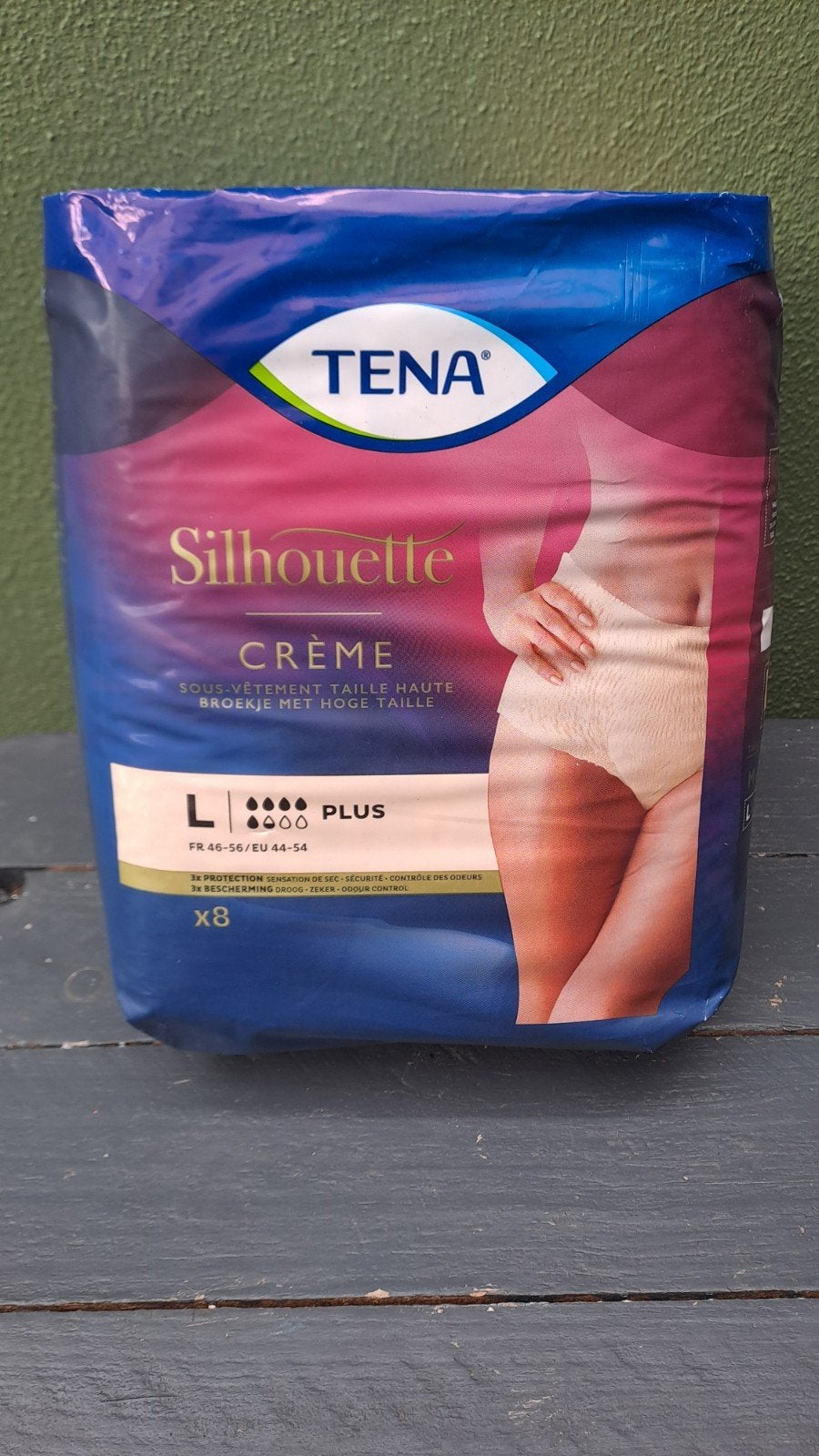1x Tena Silhouette crème maat L plus broekjes, Diversen, Verpleegmiddelen, Onbekend, Nieuw, Ophalen of Verzenden, Onbekend