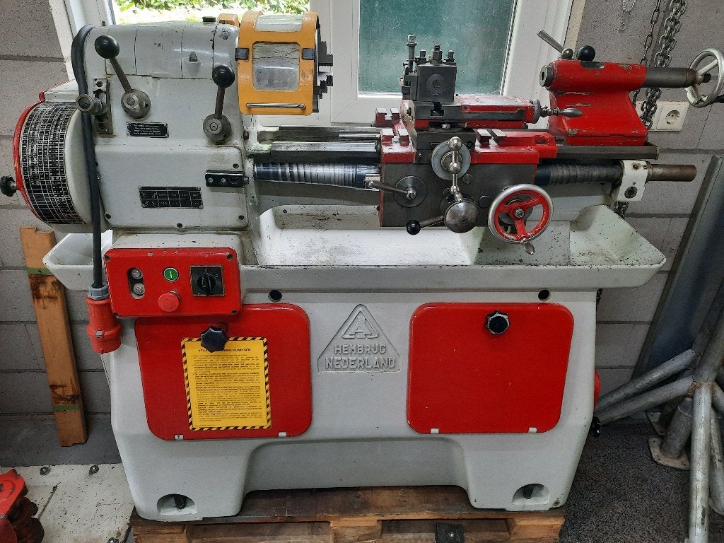 Metaaldraaibank AI Hembrug i.z.g.s. vanaf school 380v, Ophalen, Gebruikt, Metaaldraaibank, 500 tot 1000 mm