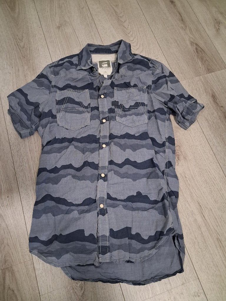 G-Star Raw blouse maat S, Kleding | Heren, Overhemden, G-Star Raw, Halswijdte 38 (S) of kleiner, Ophalen of Verzenden, Grijs