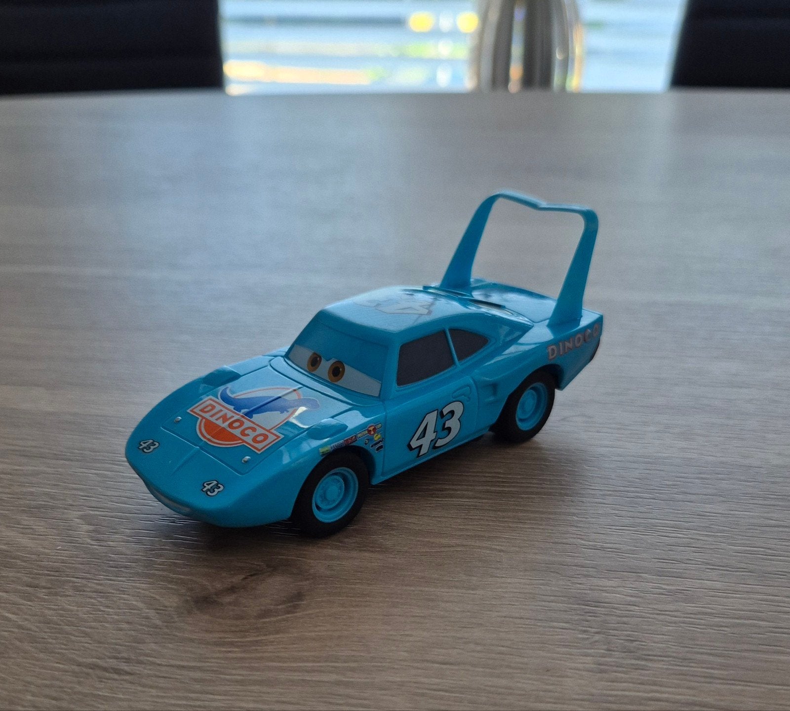 Cars Dinoco The King auto, Ophalen of Verzenden, Gebruikt