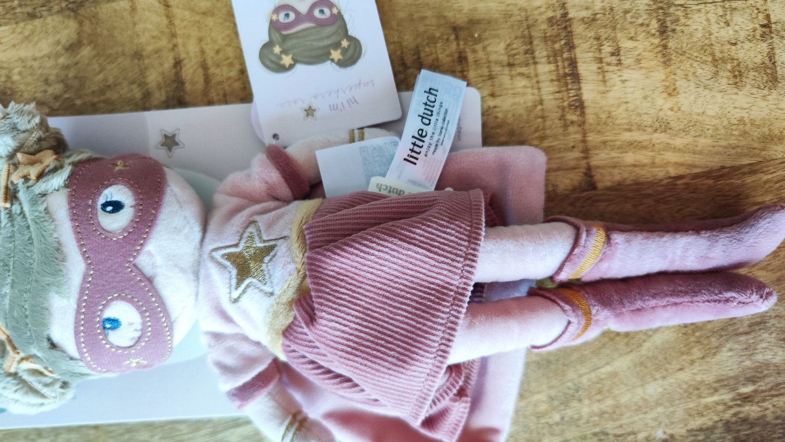 Little Dutch Superheld Rosa pop - Nieuw met kaartje, Ophalen of Verzenden