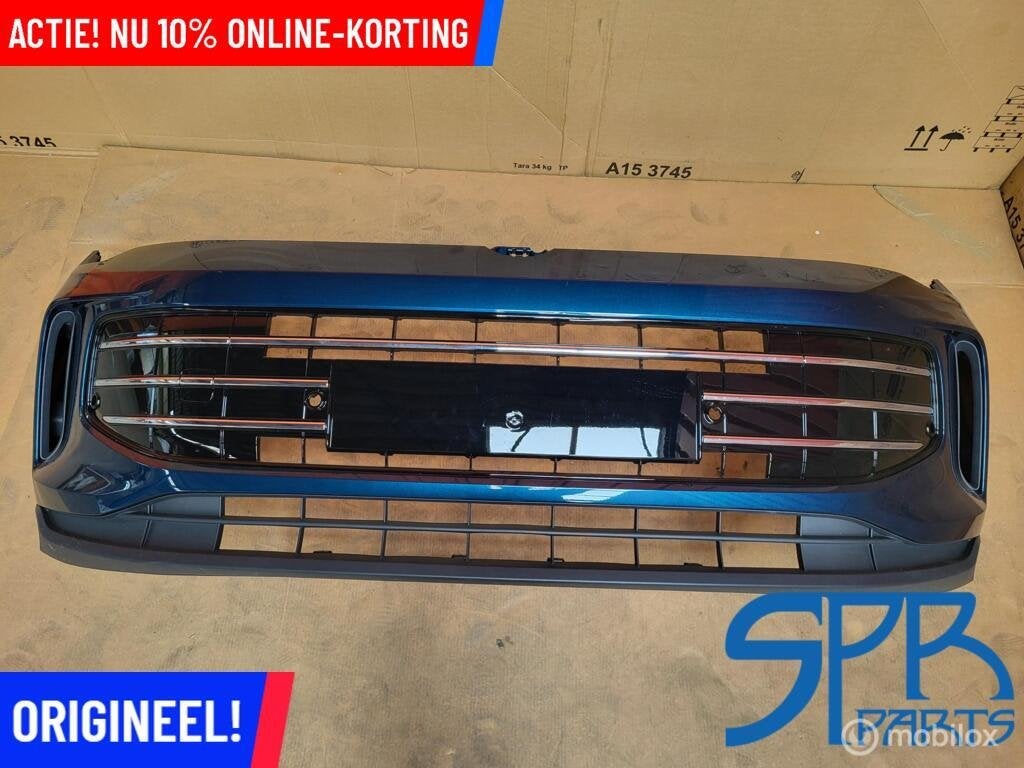 Vw TIGUAN 571 CT1 ELEGANCE LP5J VOORBUMPER BUMPER CHROOM NEW, VOLKSWAGEN, Volkswagen, Nieuw, Ophalen of Verzenden