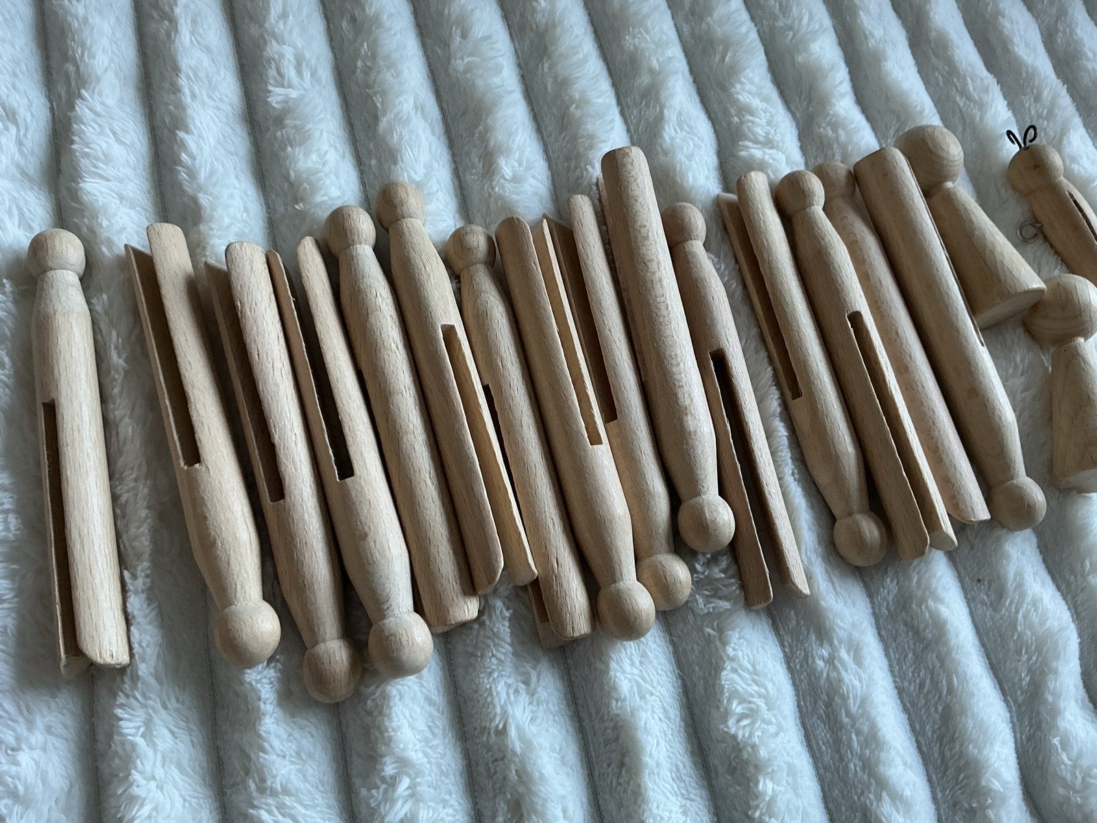 Houten wasknijpers - Set van 20 stuks, Ophalen of Verzenden, Gebruikt