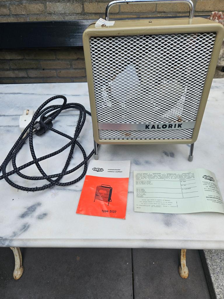Vintage Kalorik ventilatorkachel type 5137 2000w, Ophalen of Verzenden, Gebruikt