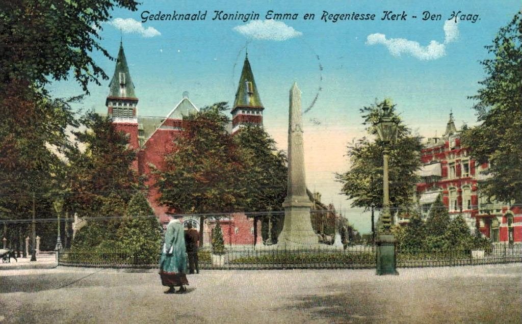 1916 DEN HAAG. Regentessekerk, Ophalen of Verzenden, Voor 1920, Gelopen, Zuid-Holland