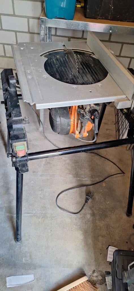 Spero flipover zaagtafel 2200W, 25cm zaagblad, Doe-het-zelf en Verbouw, Gereedschap | Zaagmachines, Ophalen, Gebruikt, Cirkelzaag
