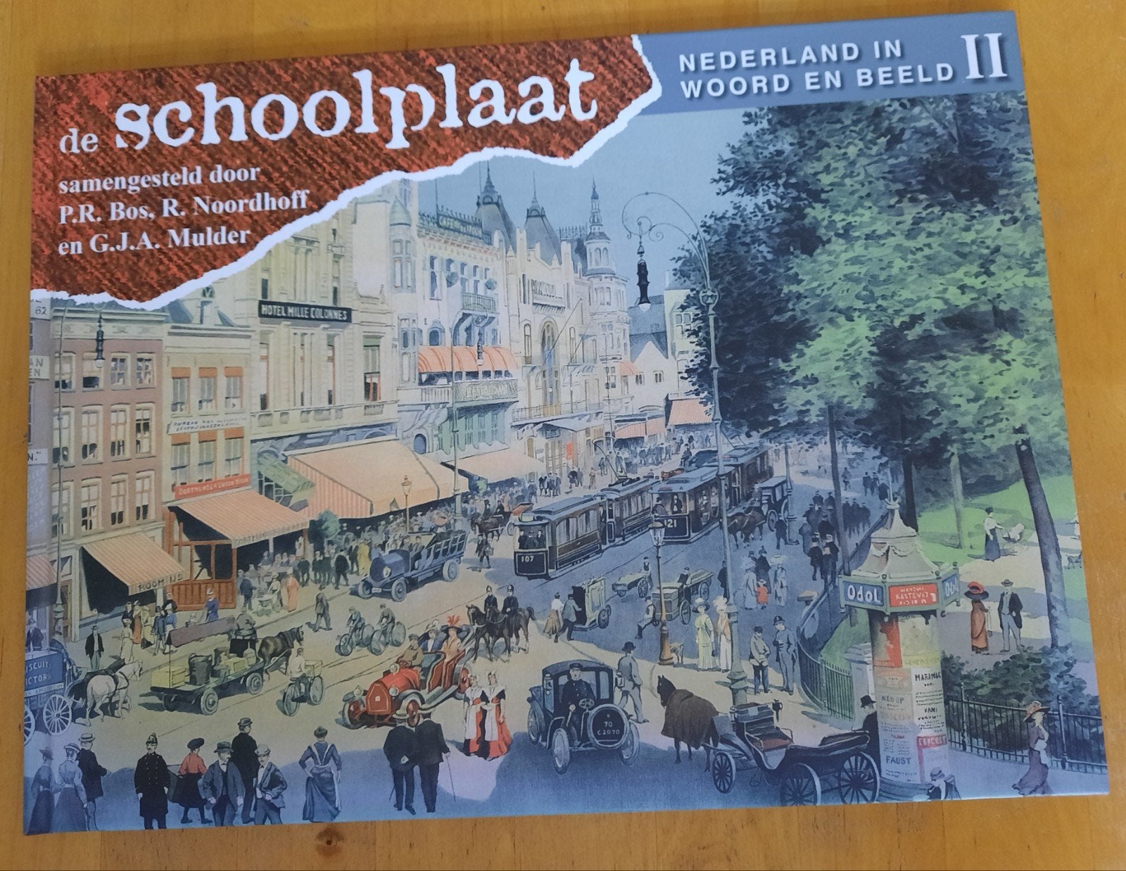 De Schoolplaat: Nederland in Woord en Beeld II, Boeken, Ophalen of Verzenden, Zo goed als nieuw, P.R. Bos, R. Noordhoff, G.J.A. Mulder