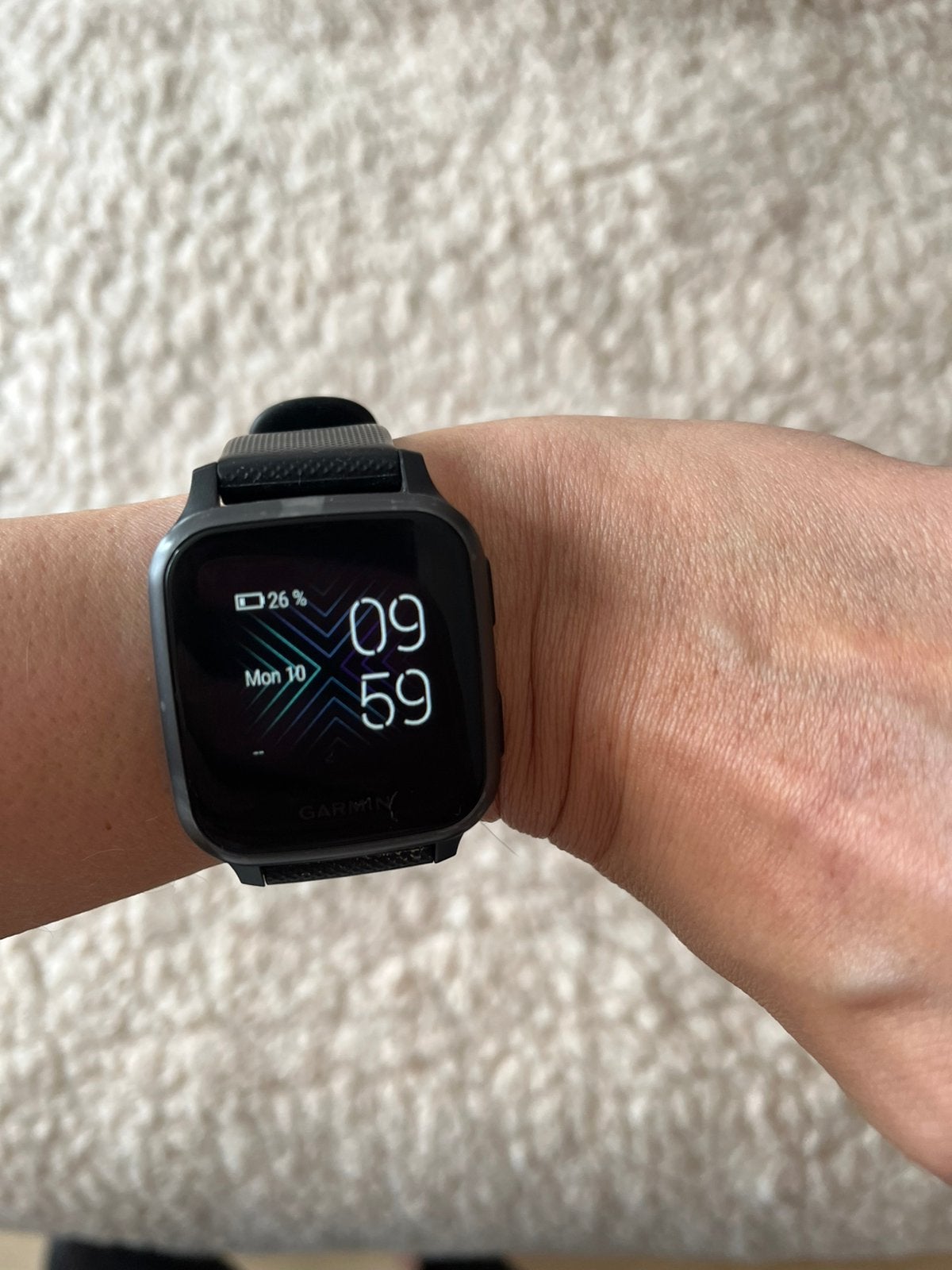 Garmin Venu Sq music, Ophalen, Zwart, Zo goed als nieuw, GPS